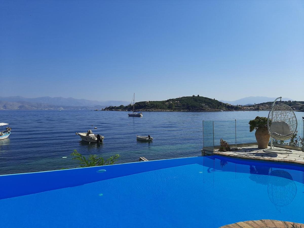 Imerolia Beach Villa Kassiopi Corfu Exteriör bild