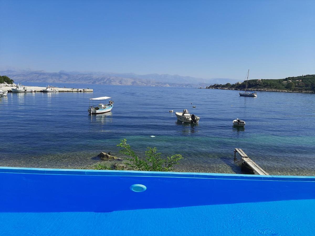 Imerolia Beach Villa Kassiopi Corfu Exteriör bild